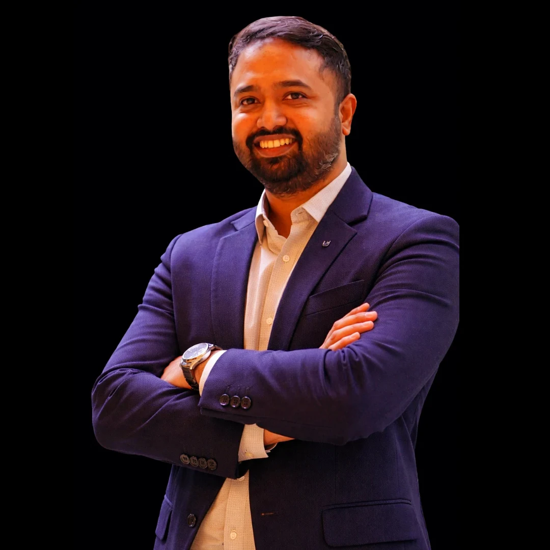 Cheerful corporate team